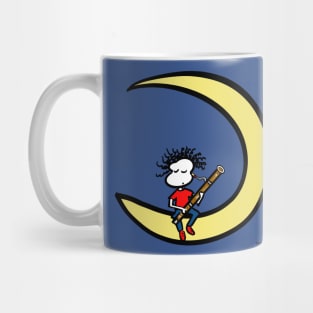 Moon and bassoon Mug